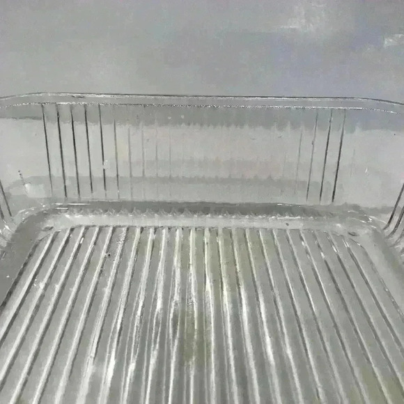 Vintage Glass Vegetable Refrigerator Dish 8” - Picture 10 of 11
